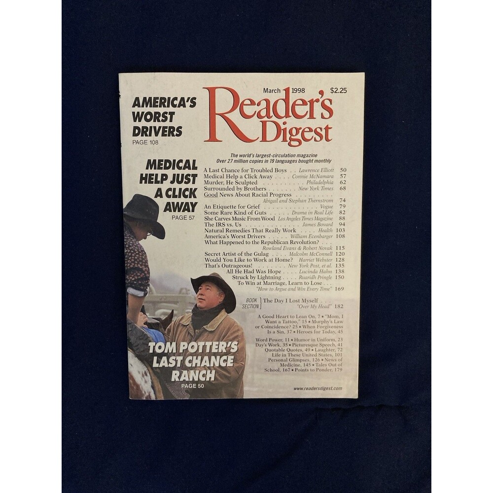 Vintage Reader’s Digest Magazine | March 1998
